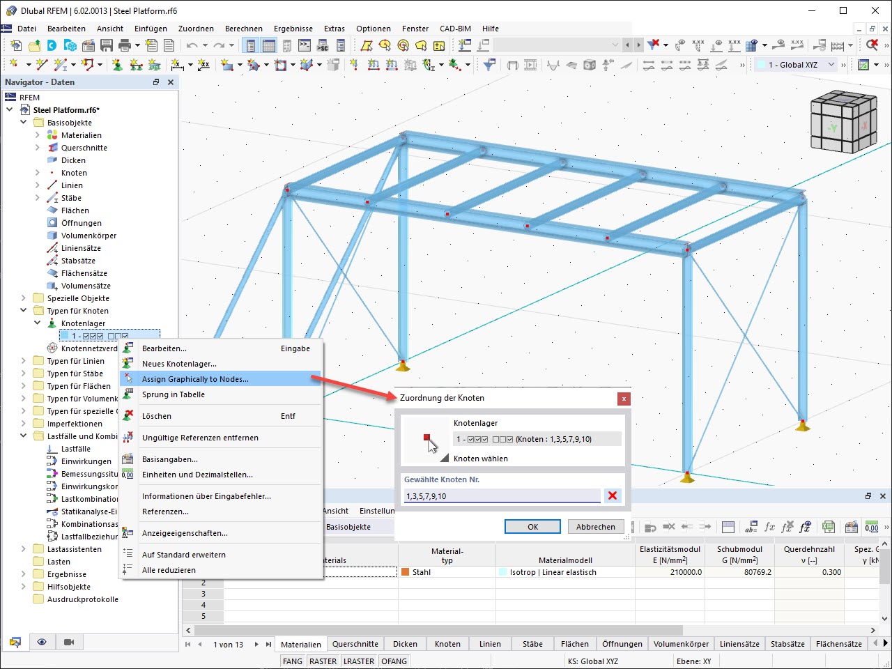 Feature 002440 | Funktion zum Zuweisen von Typen in der Grafik
