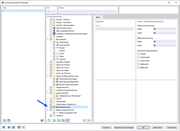 Aktivieren der Daten zur 'Betonbemessung' im Ausdruckprotokoll-Manager