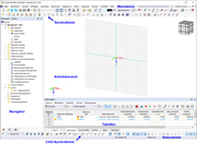 Benutzeroberfläche von RSTAB