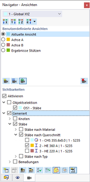 Navigator - Ansichten