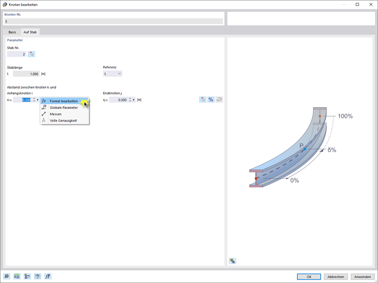 Knoten Nr. 5 bearbeiten