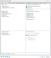 Dialog 'Neues Modell - Basisangaben', Register 'Add-Ons'