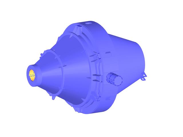 3D-Modell des Konverters in RFEM (© ATI COM)