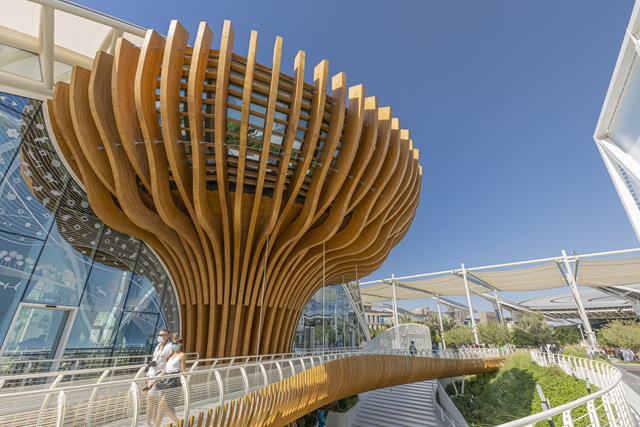 Aserbaidschan Pavillon auf der Expo 2021 in Dubai, VAE (© Rubner - Versatile Synergy)