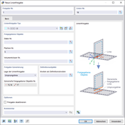 Dialog 'Neue Linienfreigabe'