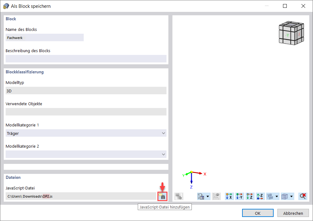 JavaScript-Datei hinzufugen