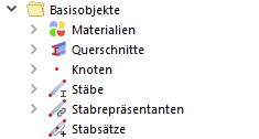 Basisobjekte im Navigator