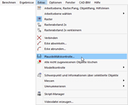 Plausibilitätskontrolle aufrufen