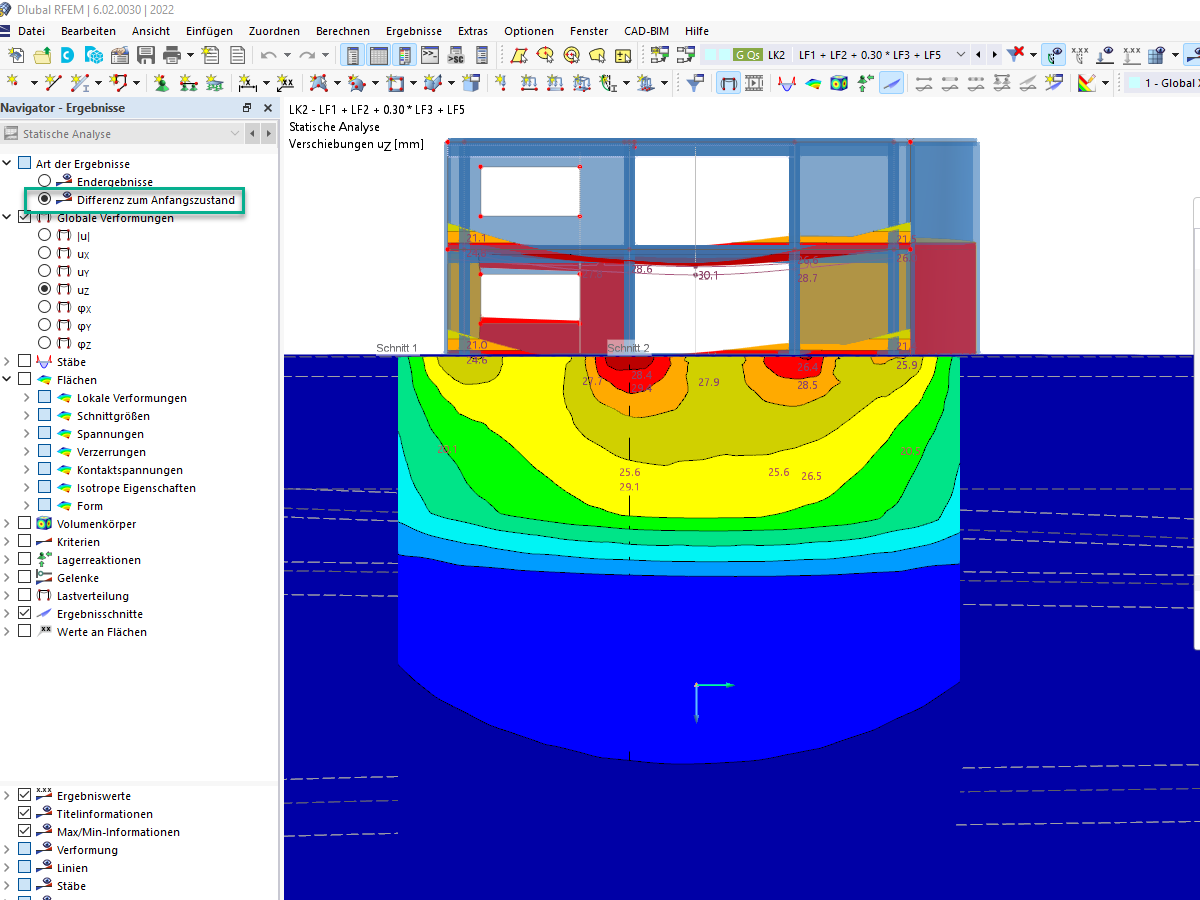 Feature 002526 | Ergebnisdifferenz zum Anfangszustand
