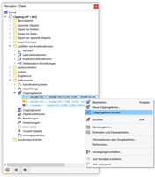 Clippingebene über Kontextmenü ein- und ausschalten