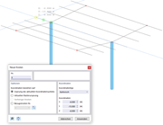 Hintergrundfolie für Knoten und Stäbe verwenden