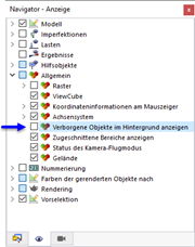Inaktive Objekte ausblenden