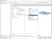 Verfügbare Optionen in der Liste der Nichtlinearitäten