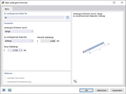 Dialog 'Stab verlängern/trimmen'