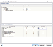 Objekt- und Lastfallnummern verschieben