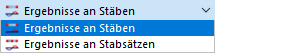 Objekttyp für Ergebnisverläufe auswählen