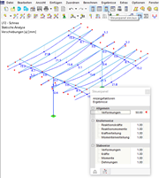 Steuerpanel im Arbeitsfenster und Schaltfläche 'Steuerpanel ein/aus'
