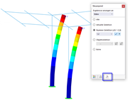 Ergebnisse ausgewählter Stäbe anzeigen