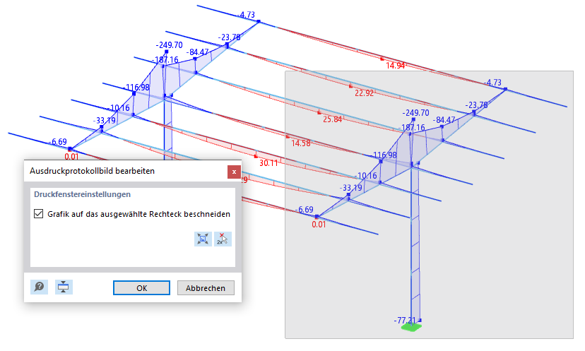 Bereich für Ausdruck in Grafik definieren