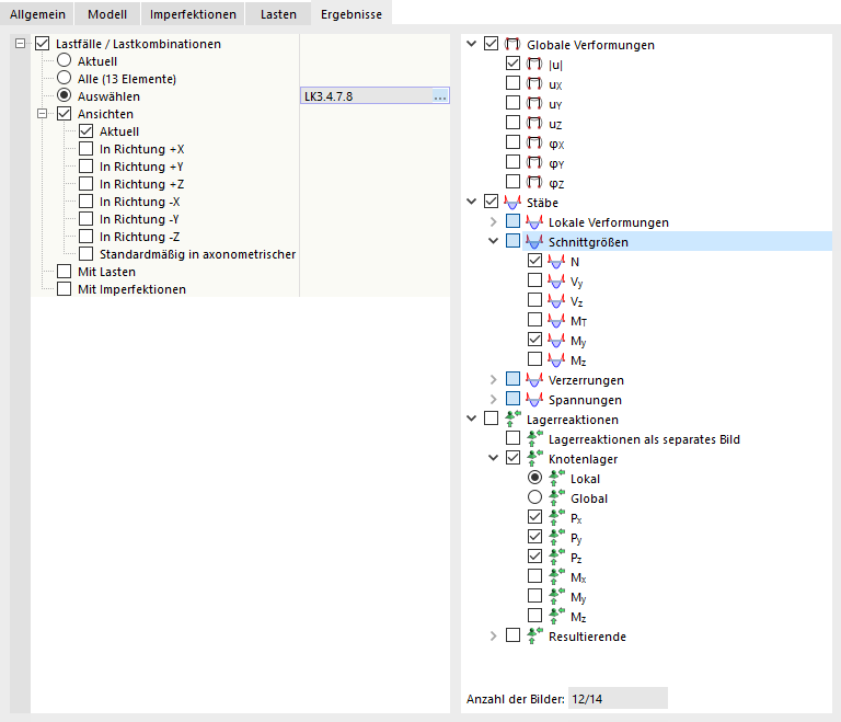 Ergebnisse für Mehrfachdruck festlegen
