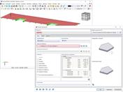 Zuweisung einer definierten Dicke zu den Flächen der Platte