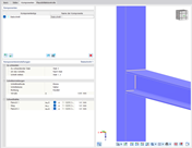 Dialog zur Einstellung der Komponenten