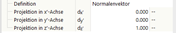 Definition mittels Normalenvektor