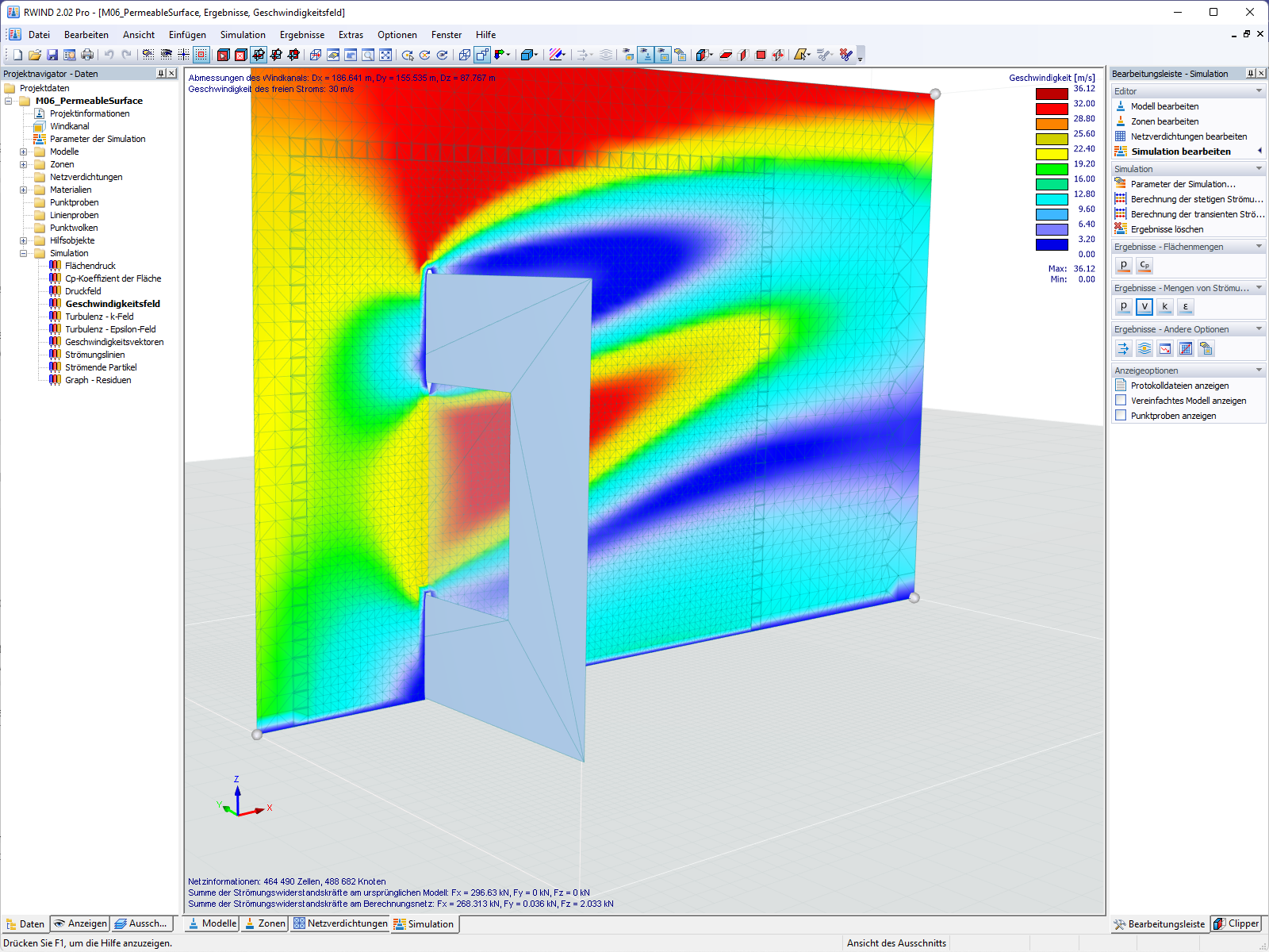 Feature 002551 | Frei einstellbare Winddurchlässigkeit für Flächen