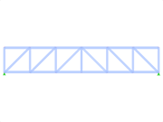 Modell-ID 430 | FT001-b | Pratt-Fachwerk| Abhebende Lasten