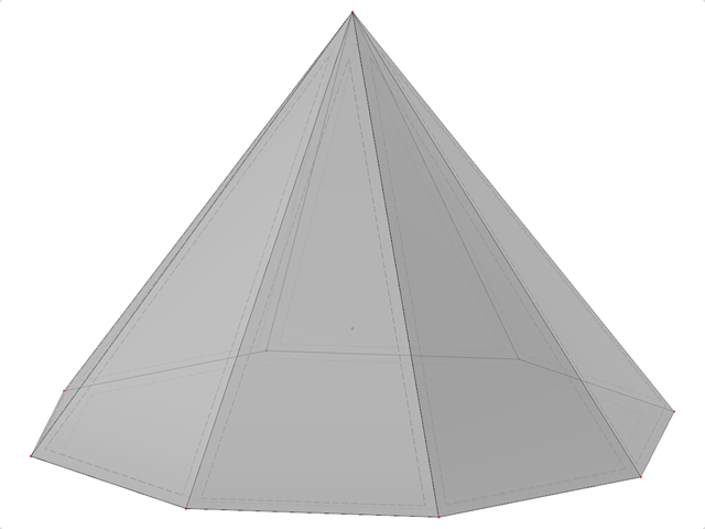 Modell ID 2209 | SLD041 | Achteckige Pyramide