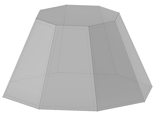 Modell ID 2210 | SLD042 | Achteckiger Pyramidenstumpf