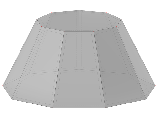 Modell ID 2217 | SLD047 | Neuneckiger Pyramidenstumpf