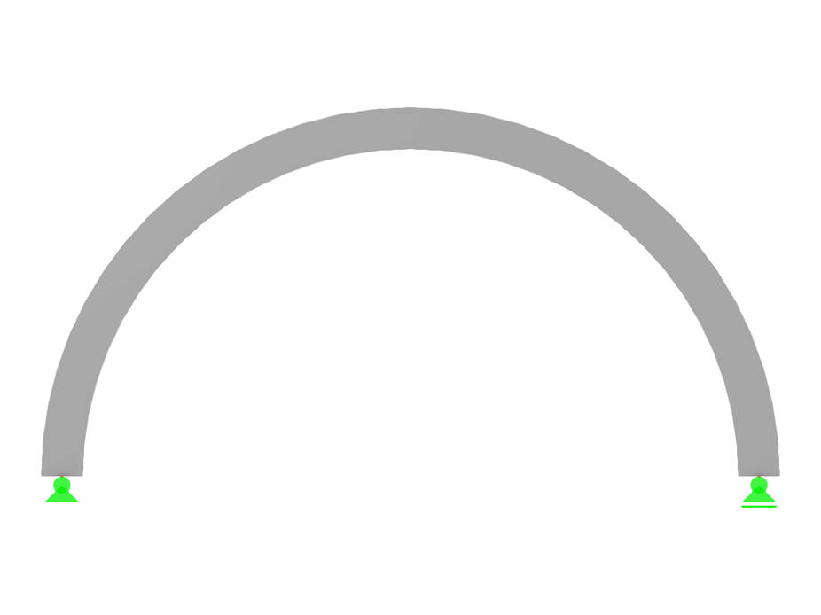 Modell ID 3203 | ARB001c | Bogenträger | Kreisförmig | Halbkreisbogen