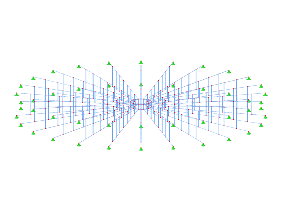 Modell-ID 3520 | RCT003 | Parallelgurtige Rotationssysteme mit Stabilisierung durch gegenwirkende Seile