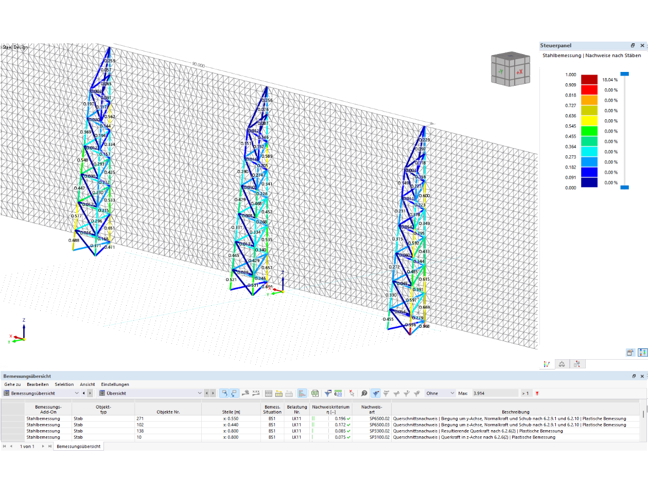 Nachweiskriterium von Bauteilen