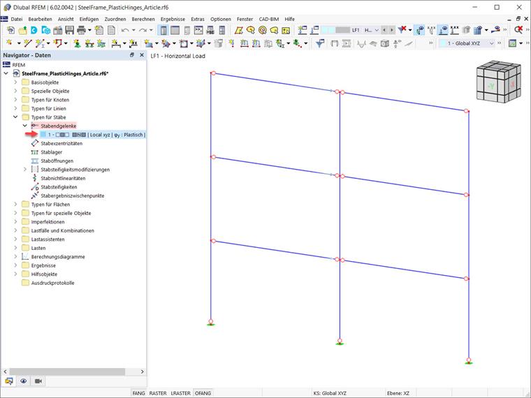 Stabendgelenke in RFEM 6