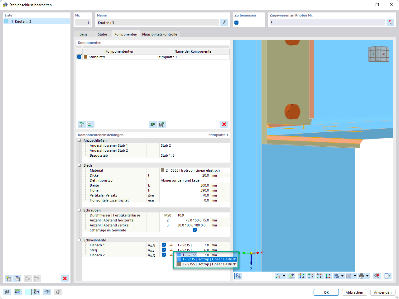 Feature 002560 | Material der Schweißnaht