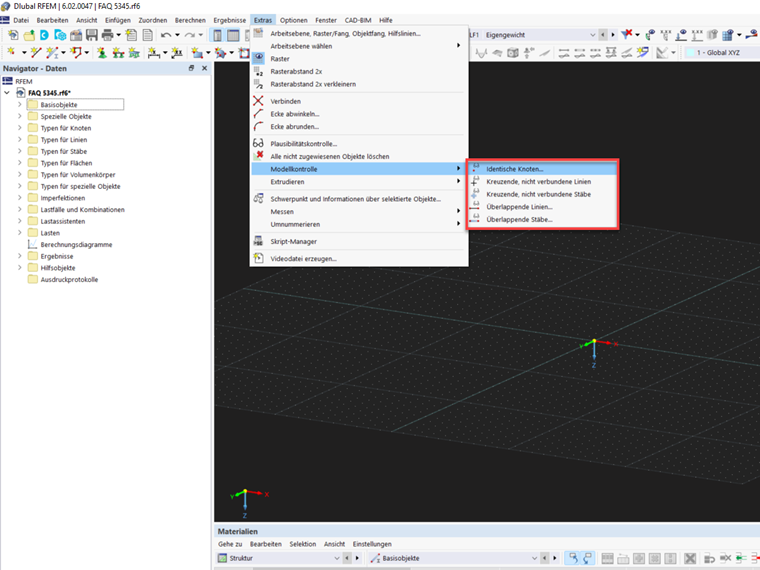 FAQ 005345 | Mein Modell in RFEM6 / RStab9 ist instabil. Was könnte die Ursache sein?