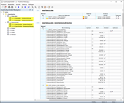 Kostenschätzung und CO2-Emissionsabschätzung im Ausdruckprotokoll
