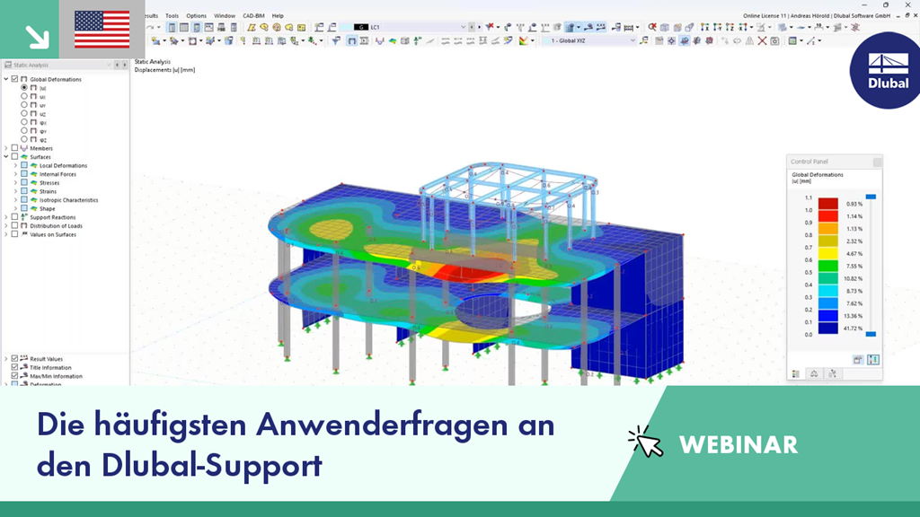 WEBINAR | Die häufigsten Anwenderfragen an den Dlubal-Support | März 2023