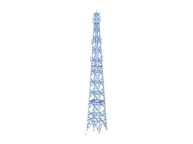 Modell 004066 | Mast für die Telekommunikationszwecke