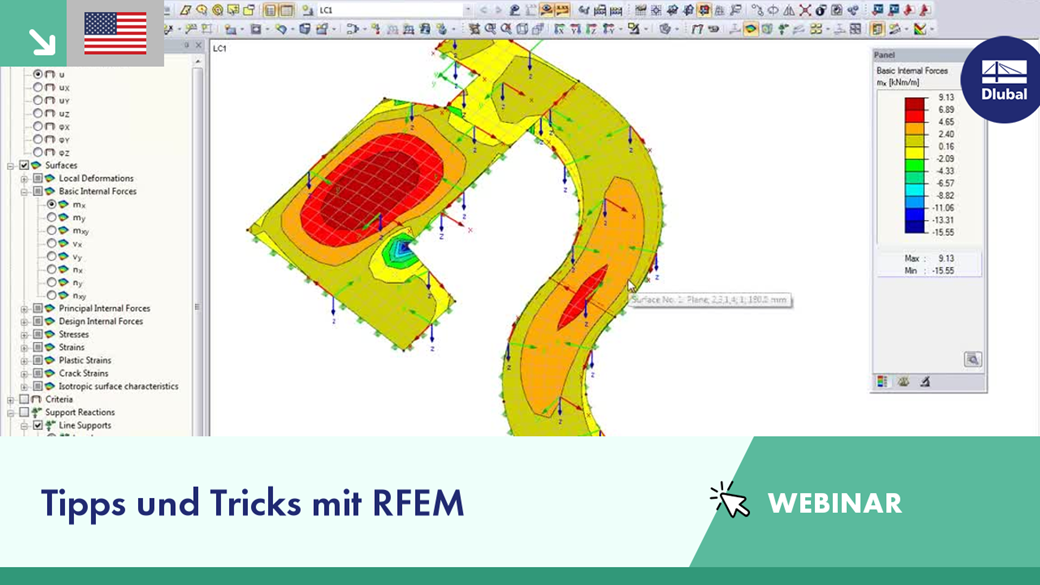 Webinar zur Vorstellung effektiver Bemessungsverfahren mittels RFEM-Software.