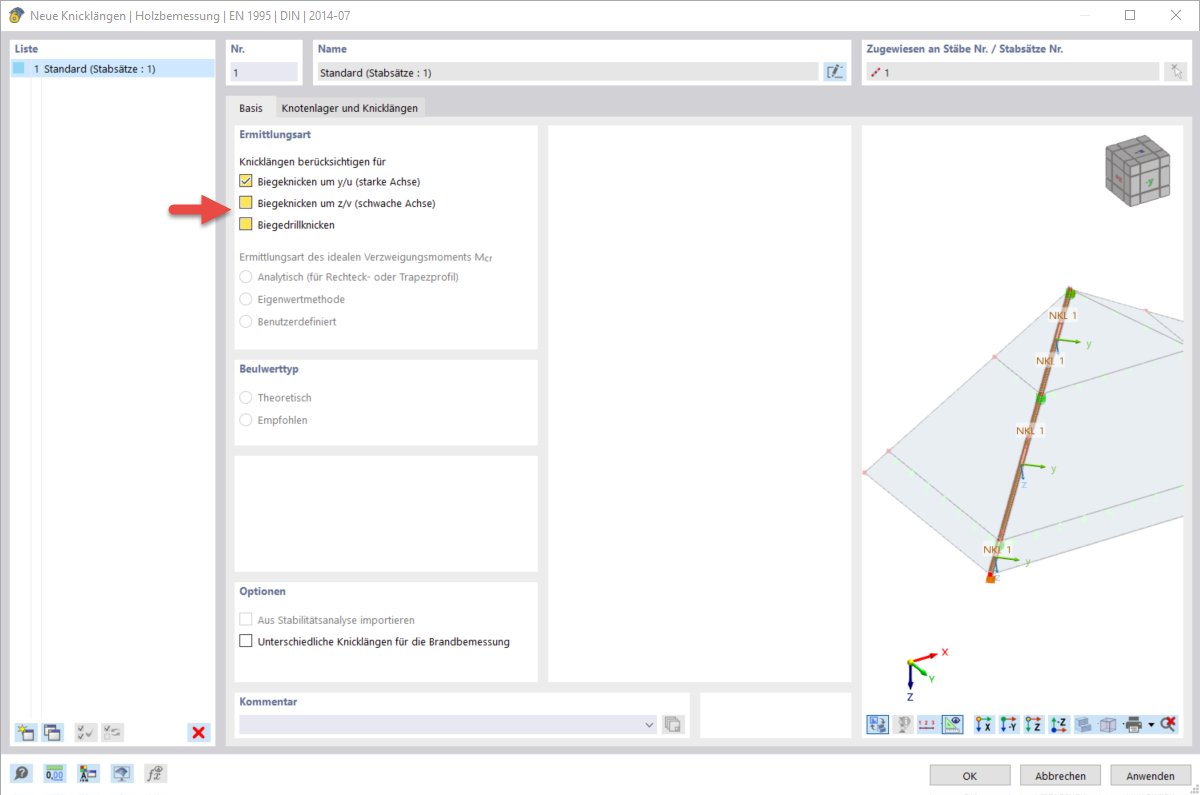 Zu überprüfende Formen des Stabilitätsversagens