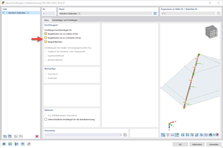 Zu überprüfende Formen des Stabilitätsversagens