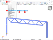 Einfügen eines neuen Stahlanschlusses