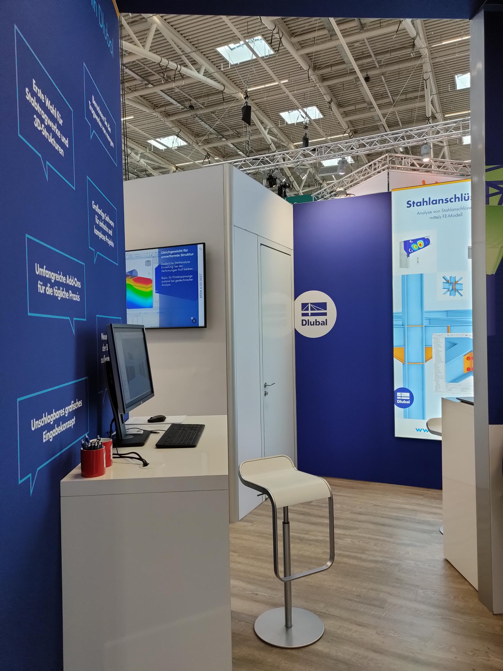 Mit Spannung und Vorfreude erwartete das Dlubal-Messeteam jeden Tag tausende Besucher
