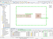 KB 001842 | Grafische und Tabellarische Darstellung der Eingabe für die auszulegende Flächenbewehrung
