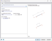 Dialog 'Linie verlängern/ trimmen'