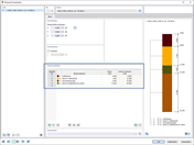 Bohrprofil des Beispiels