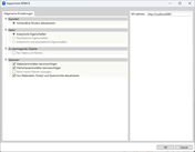 Import aus RFEM – Allgemeine Einstellungen